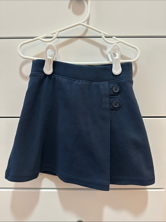 Cat & Jack Other - Girls Navy Button Skort - Classic School Bottom